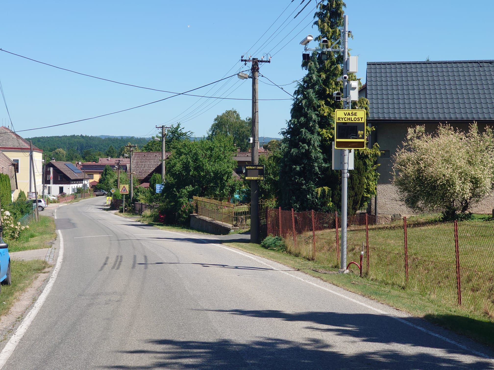 Pozor, řidiči – v Červené Hoře se od 7. 7. 2025 začne měřit rychlost!