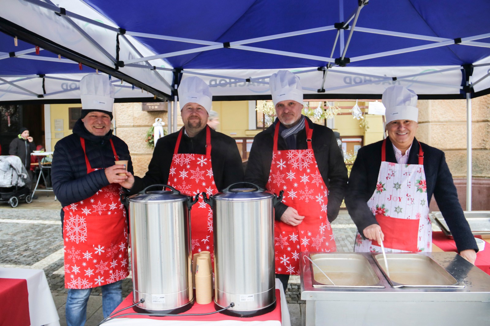 Vánoční polévka s vedením města