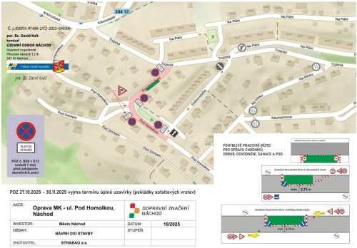 Zahjen opravy ulice Pod Homolkou  2. etapa