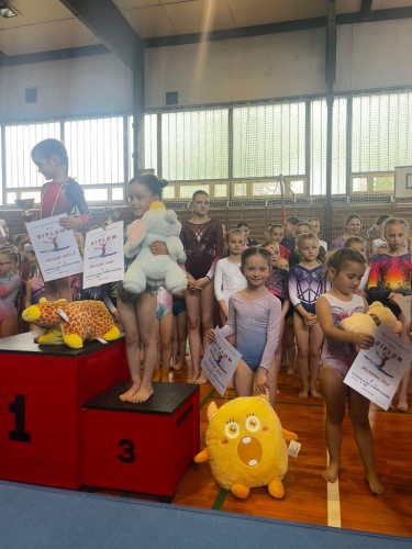 Gymnastky SK Plhov�N�chod usp�ly na z�vodech v Doksech