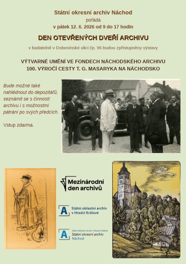 Den otev�en�ch dve�� ve St�tn�m okresn�m archivu N�chod