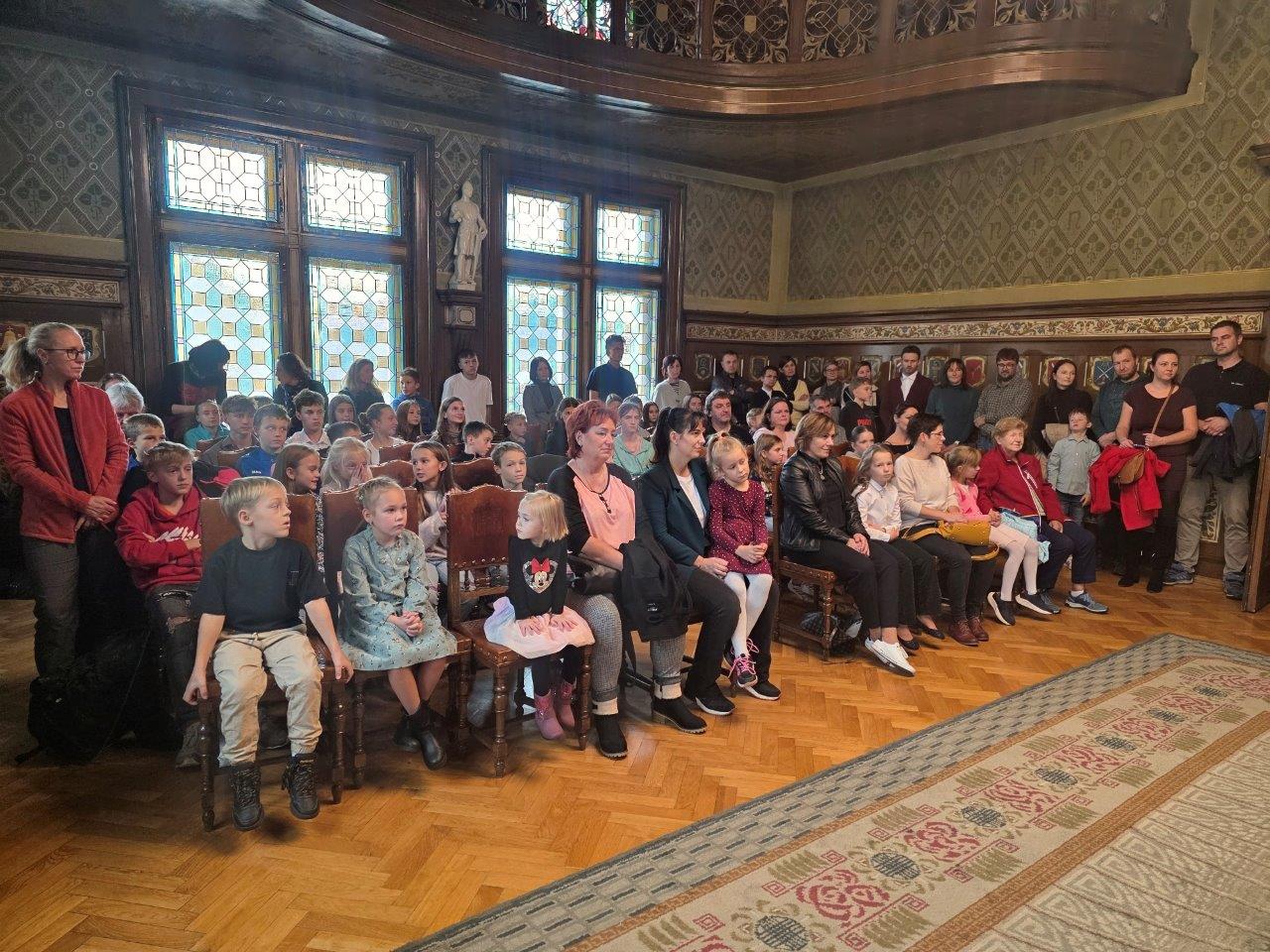 Předání pohárů Běhu do zámeckých schodů 2025