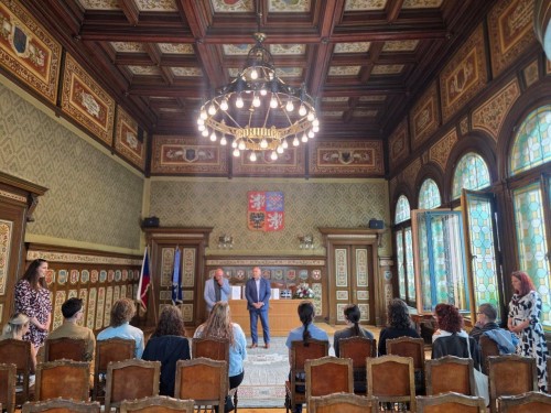 Na n�chodsk� nov� radnici jsme p�iv�tali ji� 15. skupinu dobrovoln�k�!