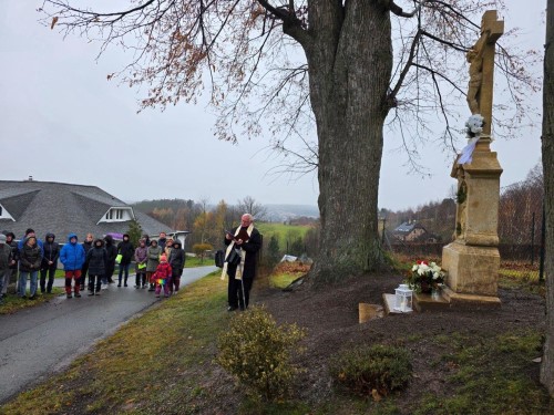 Historický kříž na Lipí
