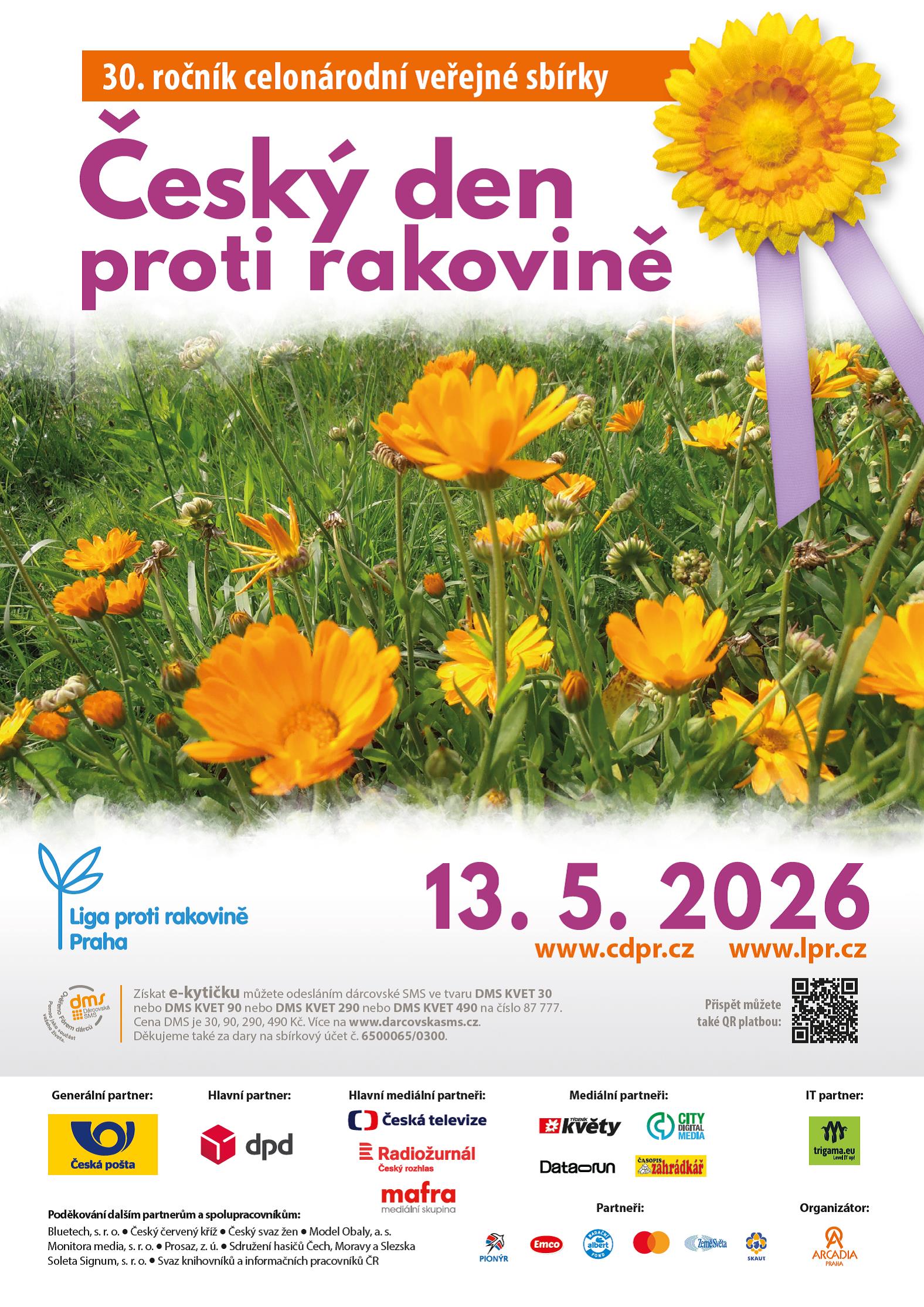 PlakátČeský den proti rakovině