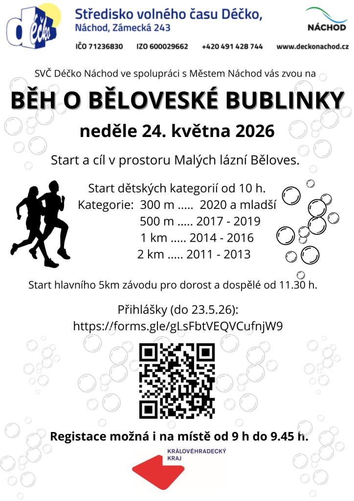 PlakátBěh o Běloveské bublinky