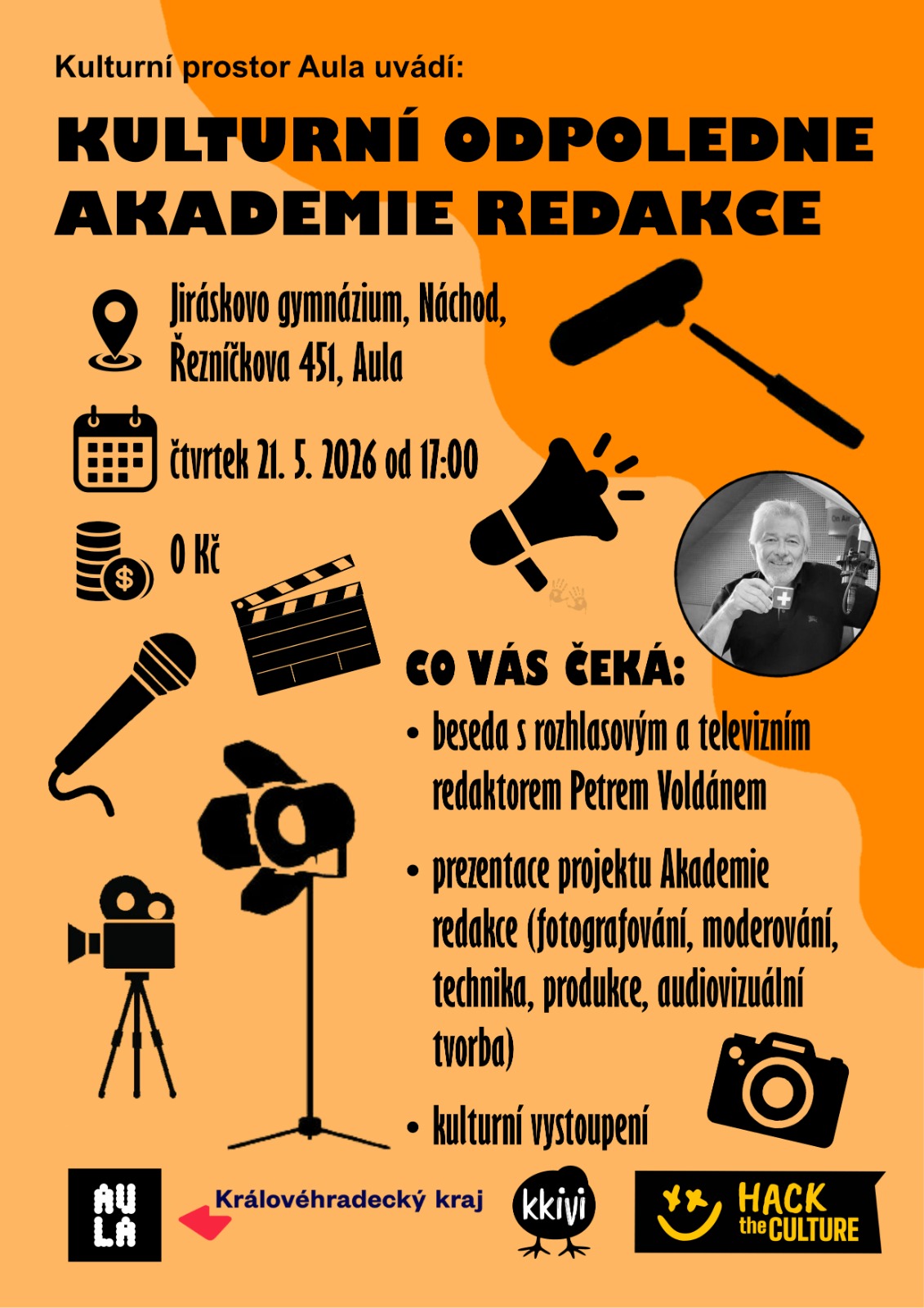 PlakátKulturní odpoledne Akademie redakce