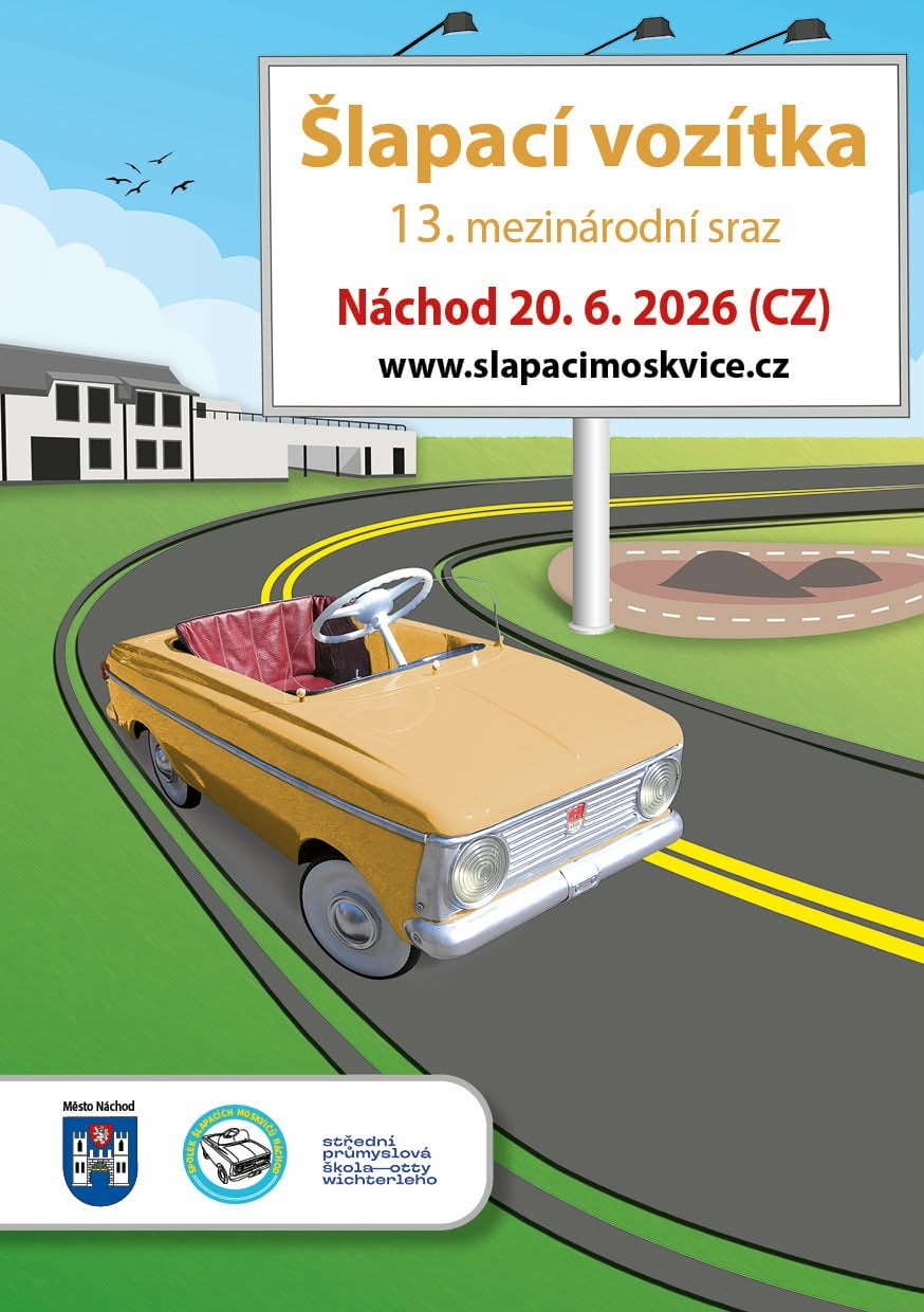 PlakátMezinárodní sraz šlapacích vozítek
