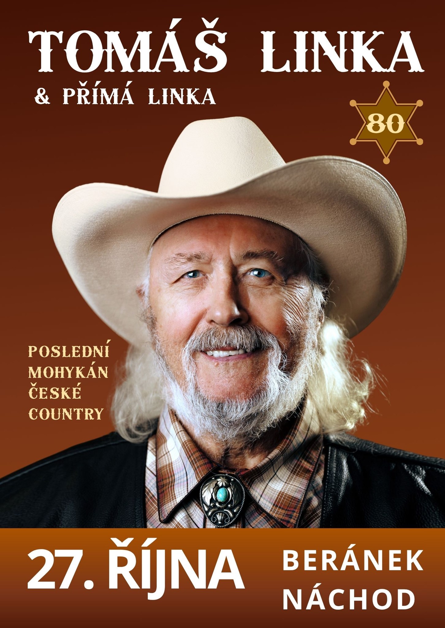 PlakátTomáš Linka & Přímá linka - 80 let legendy